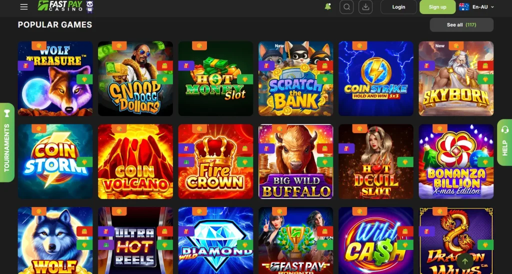 Fastpay Casino Slots